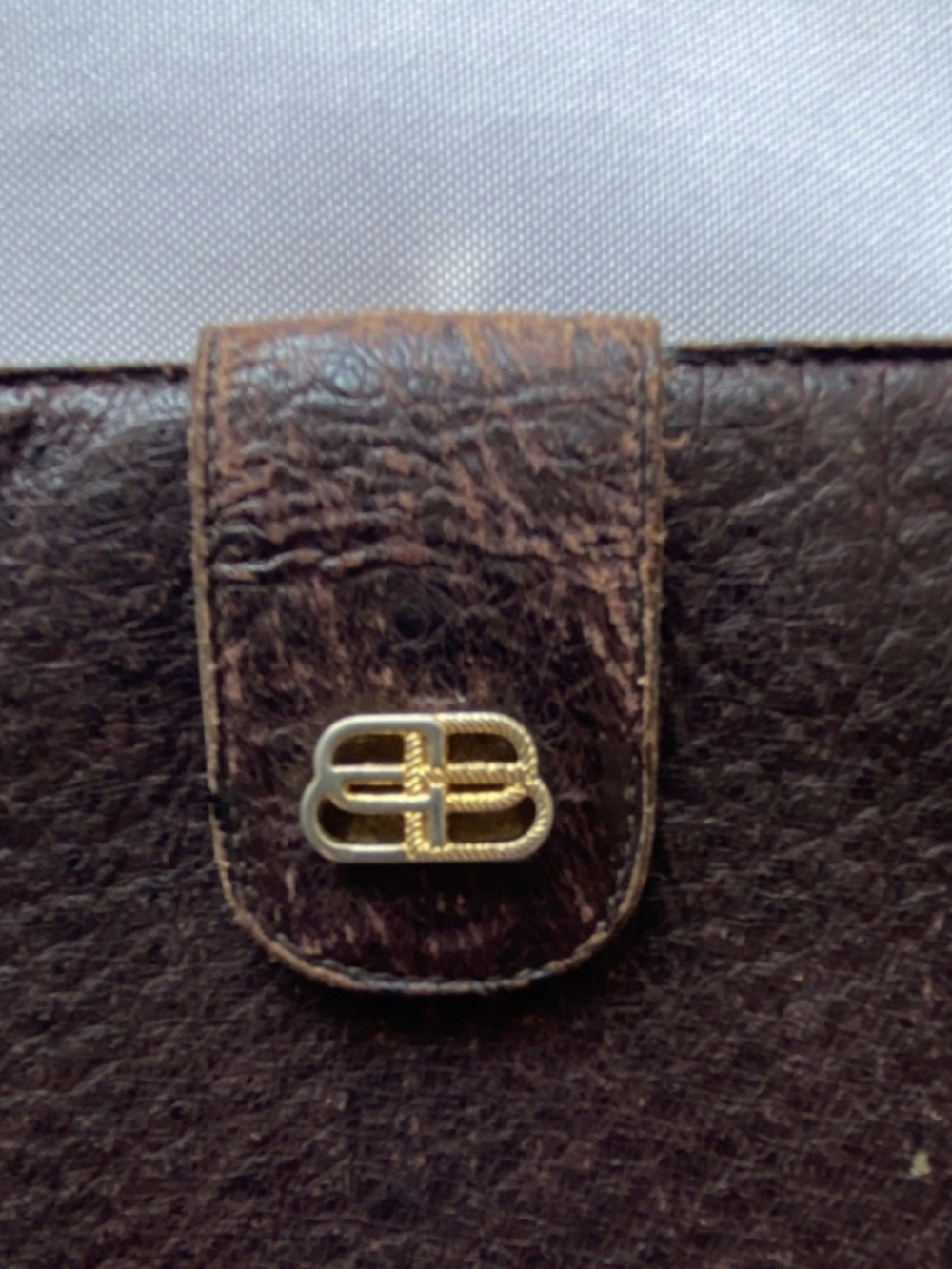 Vintage Balenciaga Paris Brown Leather Wallet - Picture 2 of 12